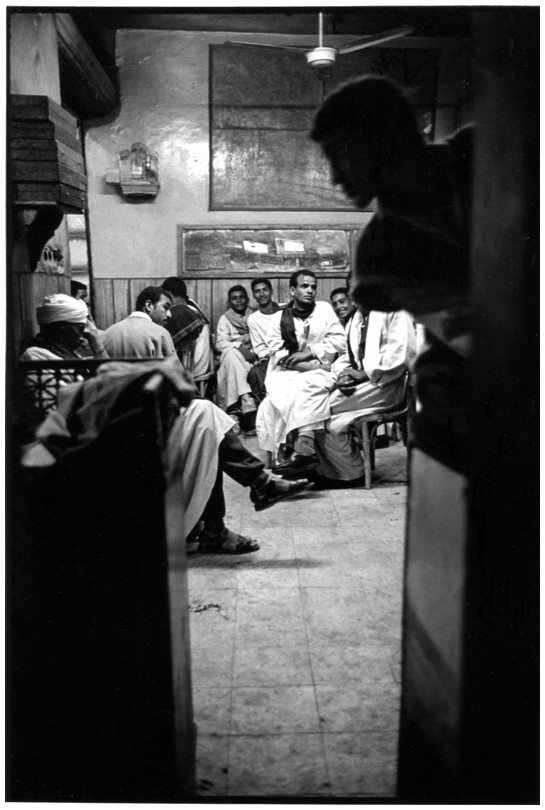 Dans un café près de la grande mosquée, Assouan