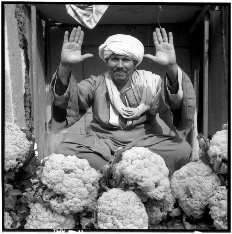 Marchand de légumes, marché de la gare, Assouan